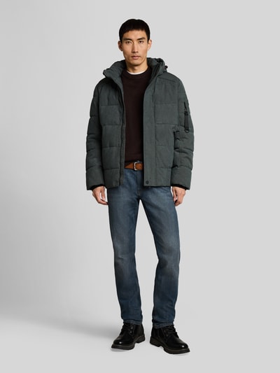 Tom Tailor Steppjacke mit Ärmeltasche Oliv 1