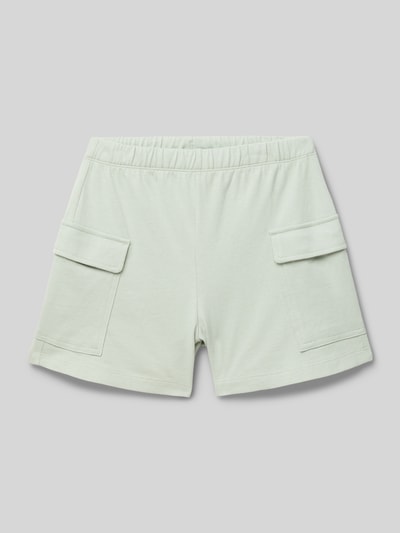 CHAMPION Regular fit sweatshorts met logopatch Rietgroen - 1