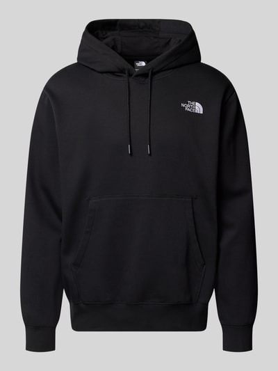 The North Face Hoodie met labelstitching Zwart - 2