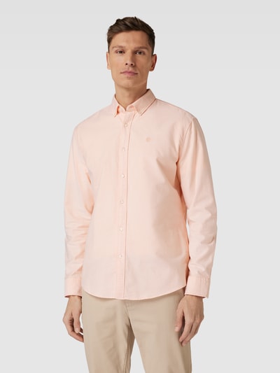 MCNEAL Freizeithemd mit Button-Down-Kragen Neon Orange 4