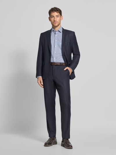 OLYMP Modern fit zakelijk overhemd met kentkraag, model 'Royal' Marineblauw - 1