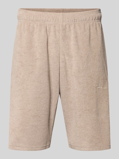 PEGADOR Shorts mit Logo-Stitching Modell 'Nelas' Taupe 2