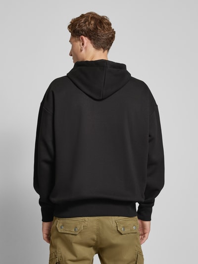 G-Star Raw Hoodie mit Label-Patches Modell 'Embro' Black 5