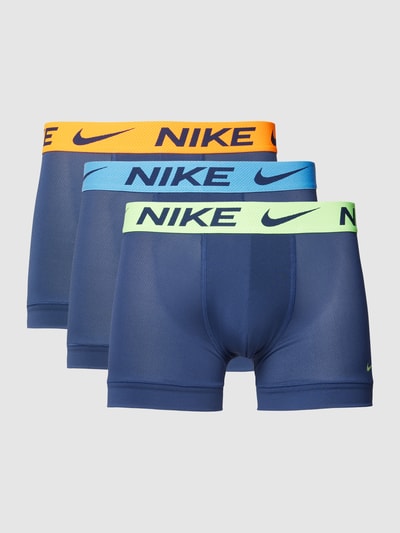 Nike Obcisłe bokserki z detalem z logo w zestawie 3 szt. Ciemnoniebieski 1