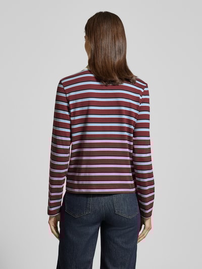 s.Oliver RED LABEL Koszulka polo o kroju Regular Fit z czystej bawełny Bordowy 5