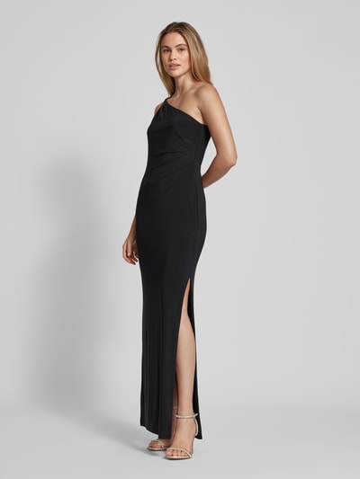 Lauren Ralph Lauren Abendkleid mit One-Shoulder-Träger Modell 'BELINA' Black 1