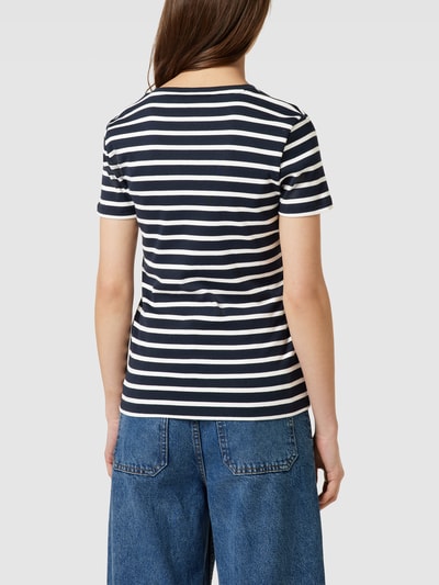 Tommy Hilfiger Slim Fit  T-Shirt mit Streifenmuster Marine 5