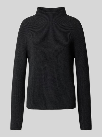 Marc O'Polo Regular Fit Strickpullover aus reiner Baumwolle Dunkelgrau 2