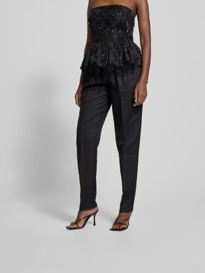 black palms Stoffhose mit Bundfalten Black 4