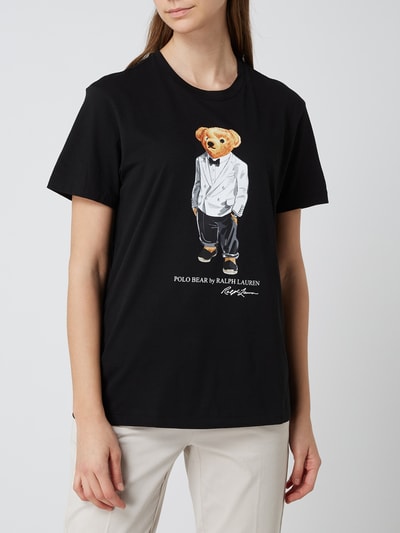 Polo Ralph Lauren T-Shirt mit 'Polo Bear'-Print Black 4