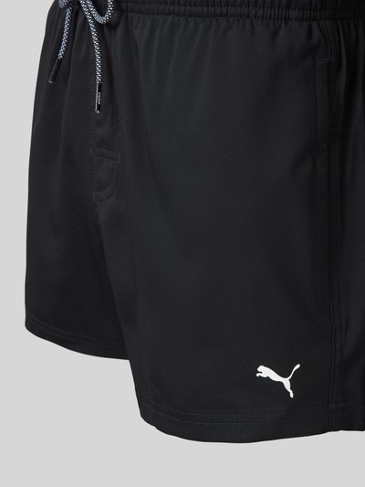 Puma Regular Fit Badehose mit Logo-Print Black 2