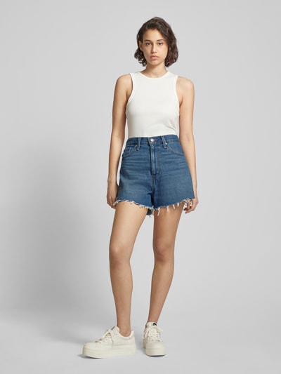 Levi's® Mom Fit Jeansshorts im 5-Pocket-Design Jeansblau 1