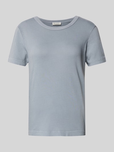 Marc O'Polo T-Shirt im unifarbenen Design Rauchblau 2