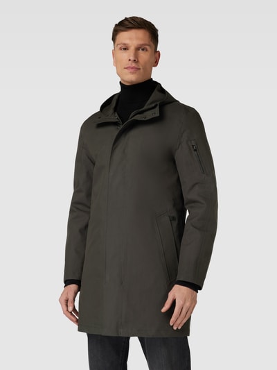 G-LAB Jacke mit Kapuze Modell 'GLOBE III' Dunkelgrau 4