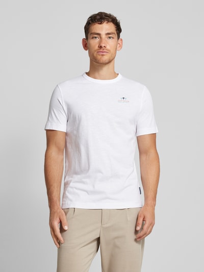 Tom Tailor T-Shirt mit Rundhalsausschnitt Weiss 4