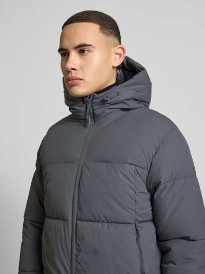 Jack & Jones Steppjacke mit Kapuze Modell 'VESTERBRO' Anthrazit 3