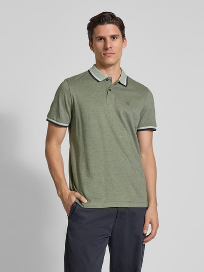 MCNEAL Poloshirt mit Label-Stitching Khaki 4