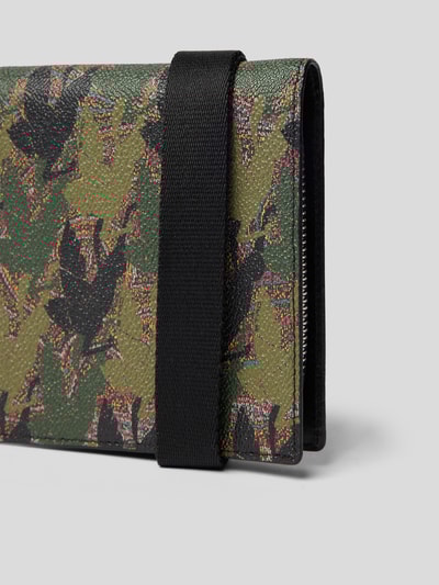Etro Portemonnaie mit Allover-Muster Grün 3