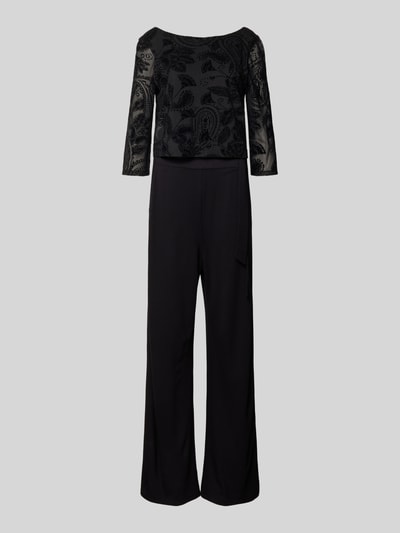 comma Jumpsuit mit U-Boot-Ausschnitt Black 2