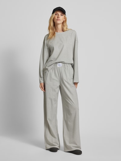 VILLA SOPHIE Oversized shirt met lange mouwen en ronde hals Wit - 1