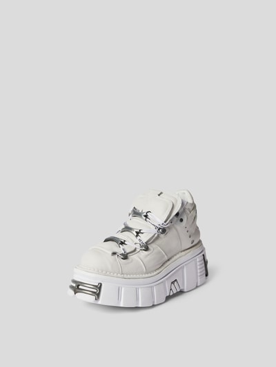 VETEMENTS Plateau-Sneaker mit Label-Details Weiss 2