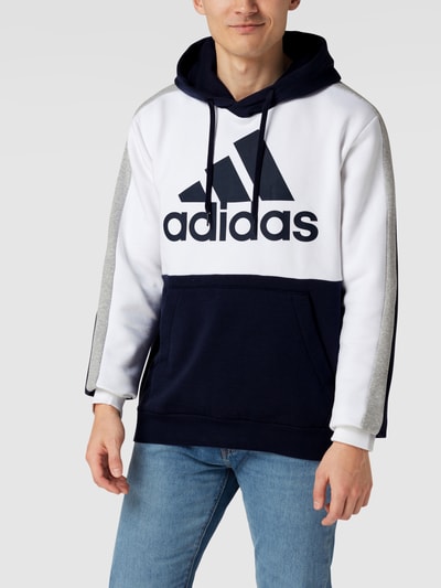 ADIDAS SPORTSWEAR Regular fit hoodie in colour-blocking-design Wit - 4