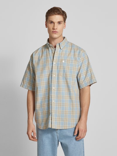 Carhartt Work In Progress Koszula casualowa o kroju regular fit z kieszenią na piersi model ‘NIVEN’ Beżowy 4