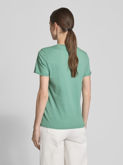 Tom Tailor Regular fit T-shirt van puur katoen Groen - 5
