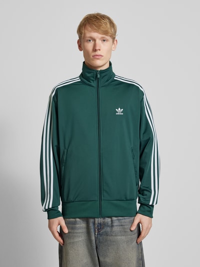 adidas Originals Sweatjacke mit Stehkragen Dunkelgruen 4