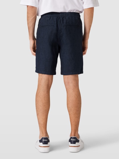 Knowledge Cotton Apparel Shorts mit Gesäßtaschen Marine 5