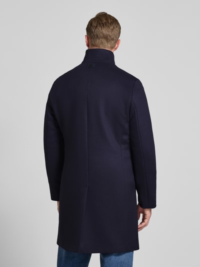 Tommy Hilfiger Regular Fit Mantel aus Woll-Mix Marine 5