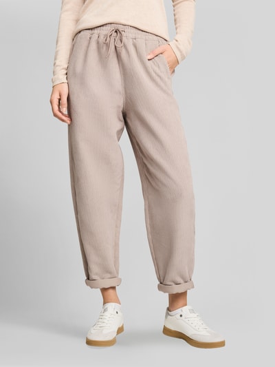 Tom Tailor Denim Barrel Fit Cordhose mit Tunnelzug Beige 4
