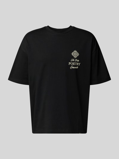 Don´t Waste Culture T-Shirt mit Label-Print Modell 'Aradia' Black 2