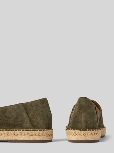 Polo Ralph Lauren Espadrilles met logostitching, model 'CEVIO' Donkergroen - 2