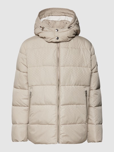 JOOP! Collection Steppjacke mit abnehmbarer Kapuze Modell 'Dogles' Beige 2