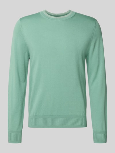 PAUL SMITH Strickpullover mit gerippten Abschlüssen Hellgruen 2