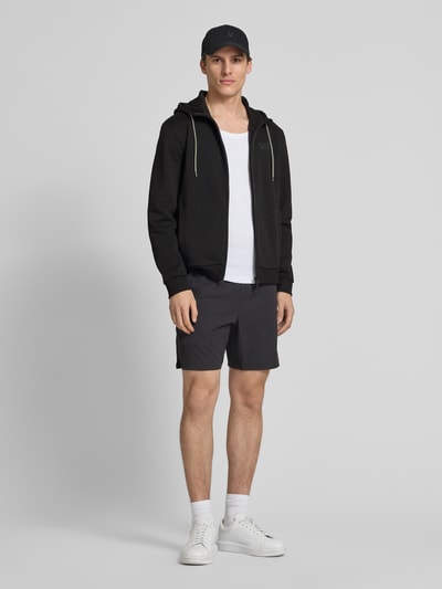 EA7 Emporio Armani Sweatjacke mit Zweiwege-Reißverschluss Modell 'TRAIN VISIBILTY' Black 1