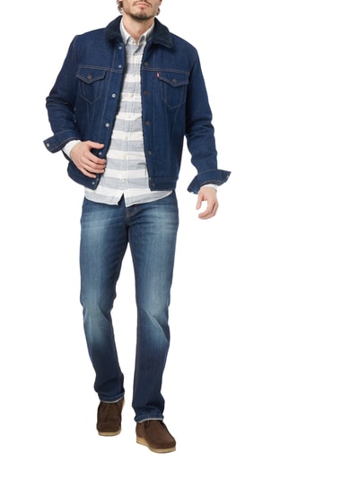 Levi's mens sherpa on sale trucker jacket indigo sheep