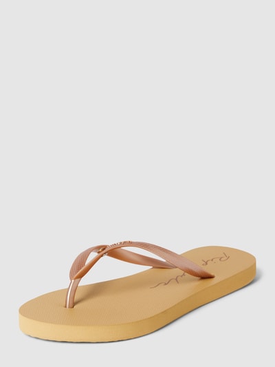 Rip Curl Teenslippers met labeldetail Goud gemêleerd - 1