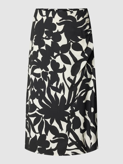 Weekend Max Mara Midirok met all-over-motief, model 'AUGUSTA' Zwart - 2