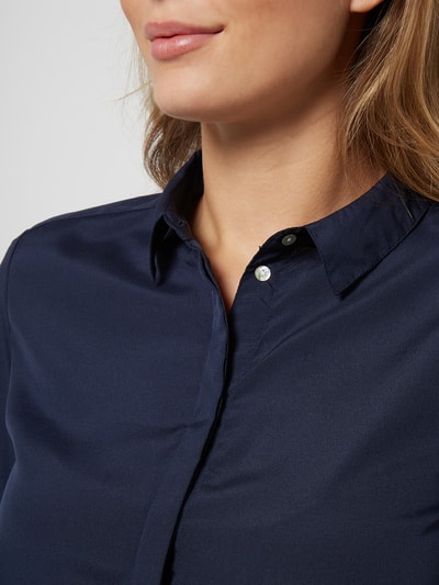 Montego Bluse mit verdeckter Knopfleiste  Marine 3