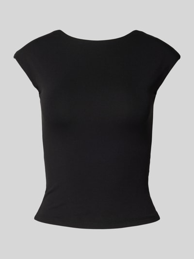 Gina Tricot T-Shirt mit Rundhalsausschnitt Black 2