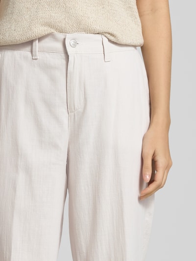 Angels Stoffen broek met persplooien, model 'Liz Jump' Beige - 3