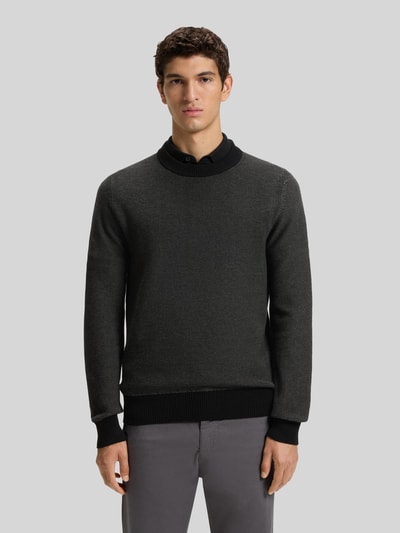 BOSS Orange Regular Fit Strickpullover aus Baumwoll-Kapok-Mix Modell 'KLAPOK' Black 4