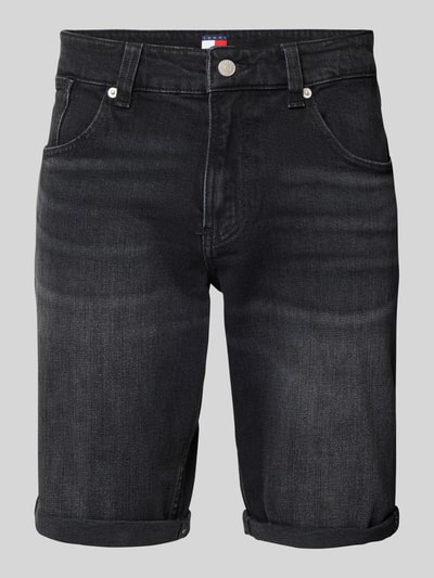 Tommy Jeans Slim Jeansshorts aus Baumwoll-Elasthan-Mix Black 2