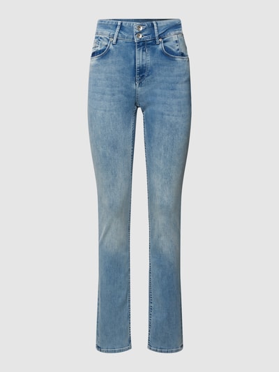 Garcia Jeans met labeldetails, model 'CARO' Lichtblauw - 2