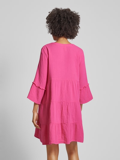 Only Minikleid im Stufen-Look Modell 'THYRA' Pink 5