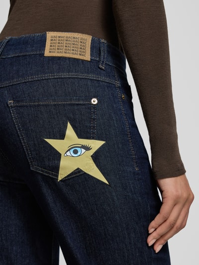 MAC Jeansy z wpuszczanymi kieszeniami model ‘Wide Star’ Niebieski 3