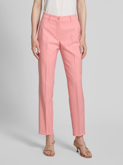 Betty Barclay Regular Fit Stoffhose mit Bügelfalten Pink 4