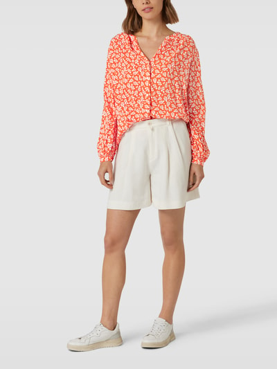 Tom Tailor Blouse van pure viscose met all-over motief Rood - 1